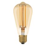 Ledvance Vintage 1906 LED E27 Pera Oro 8.8W 806lm - 822 Bianco Molto Caldo | Dimmerabile - Sostitua 60W