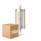 Confezione Multipack 10x Philips Corepro LED Lineair R7s 118mm 17.5W 2460lm - 830 Luce Calda -  | Dimmerabile - Sostitutiva 150W