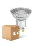 Confezione Multipack 10x Ledvance SUPERIOR Faretti LED Riflettore GU10 PAR16 6W 350lm 36D - 930 Luce Calda -  | Miglior Resa Cromatica - Dimmerabile - Sostitutiva 50W